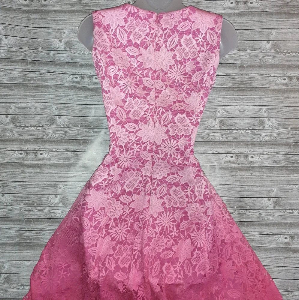 🔥3/$70 🎉5xHP🎉 *NWT* NY & Co. Pink Ombré Dress - Picture 3 of 5